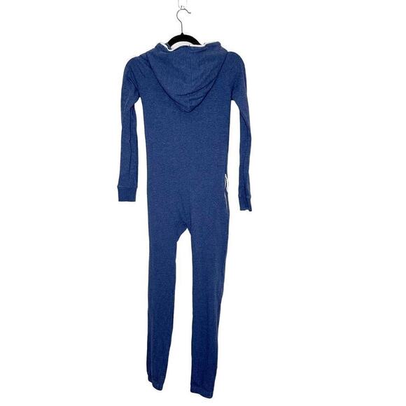 Onepiece Onesie Zipper Hooded Jumpsuit Women's Blue Size XS - Picture 4 of 6